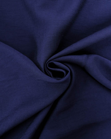 Viscose Mélangée Unie Bleu Marine - Mercerine