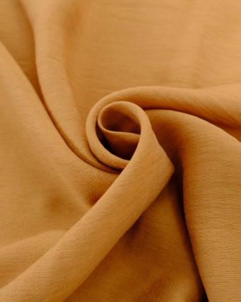 Viscose Mélangée Unie Camel - Mercerine