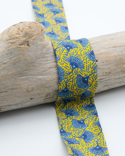 Biais Fantaisie 100% Coton 30mm -Mercerine