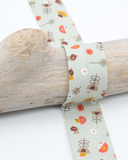 Biais fantaisie 100% coton - Mercerine