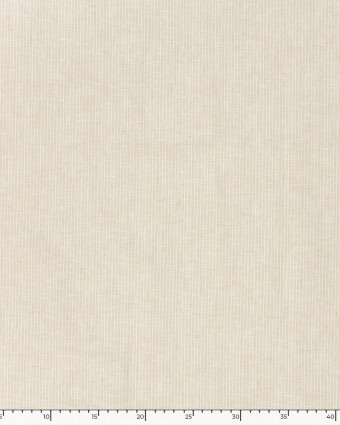 Tissu Coton Lin Fines Rayures Beige Naturel - Mercerine