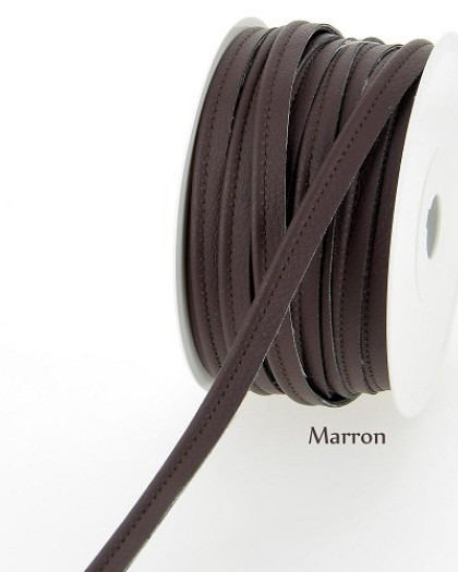 Passepoil simili cuir 10mm - Mercerine