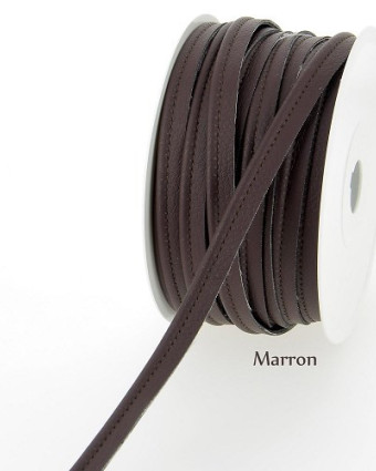 Passepoil simili cuir 10mm - Mercerine