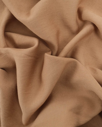 Viscose Unie Texturée Capuccino - Mercerine