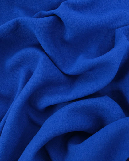 Viscose Unie Texturée Indigo - Mercerine
