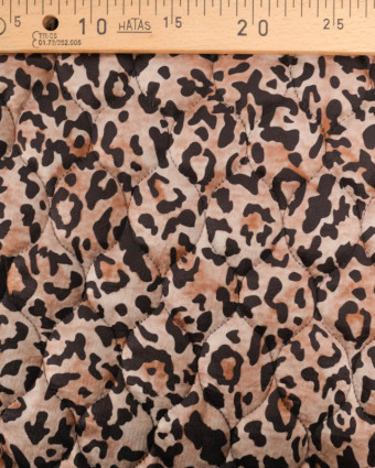 Tissu Matelassé Toucher Velours Léopard  - Mercerine