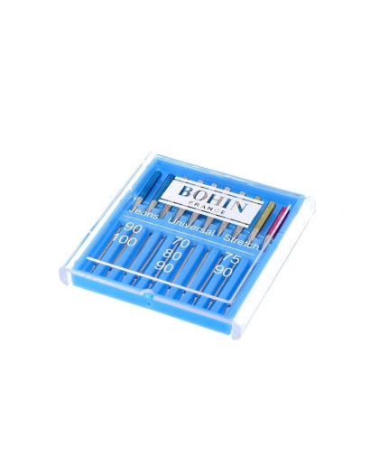 Assortiment aiguilles tous tissus Bohin - Mercerine