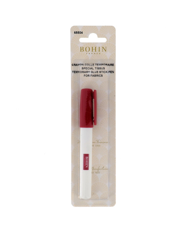 Crayon Colle Textile Temporaire - Bohin - Mercerine