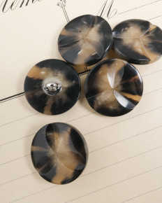 Lot de 10 boutons ronds en métal à 4 trous Style vintage Couleur bronze antique 18 mm