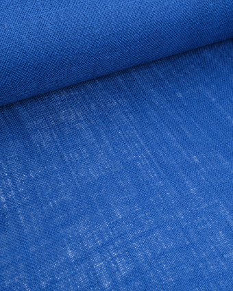 Toile de Jute Colorée - Bleu Roi - Mercerine