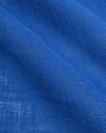 Toile de Jute Colorée - Bleu Roi - Mercerine