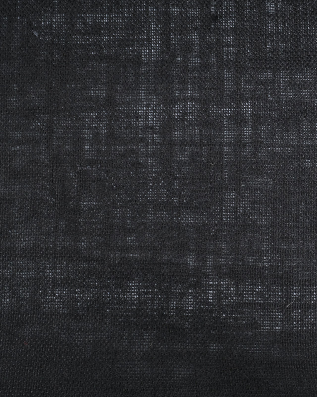 Toile de Jute Colorée - Noir - Mercerine