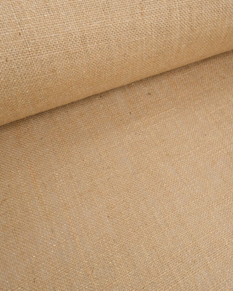 Toile de Jute Lurex Naturel Or - Mercerine