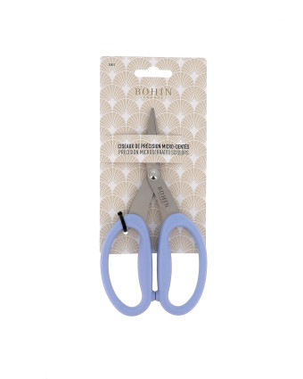 Ciseaux de Précision Micro-Dentés Grands anneaux Souples Bohin - Mercerine