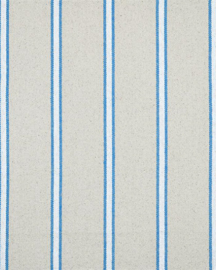 Tissu Tissé Teint à Rayures Bleues - Mercerine