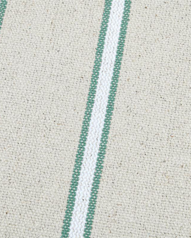 Tissu Tissé Teint à Rayures Vertes - Mercerine