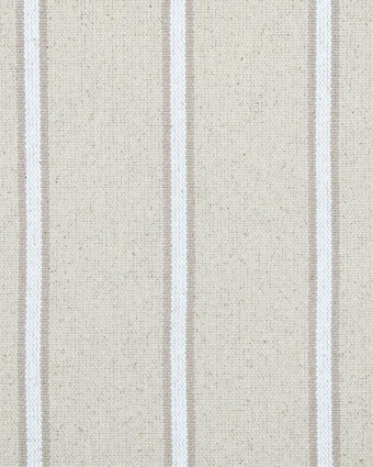 Tissu Tissé Teint à Rayures Teinte Naturelle - Mercerine