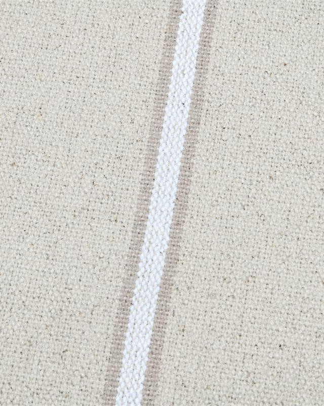 Tissu Tissé Teint à Rayures Teinte Naturelle - Mercerine