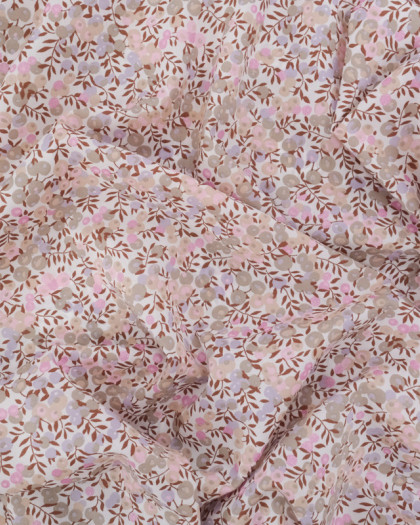 Tissu Liberty Fabrics@ Wiltshire Rose - Pailleté - Mercerine