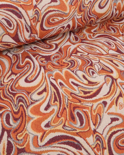 Jacquard Céleste Rubis - Mercerine