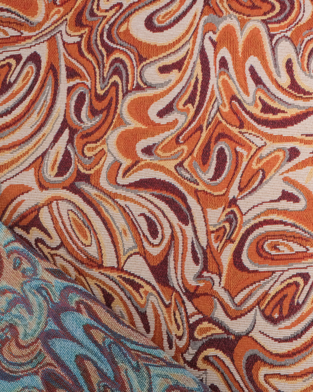 Jacquard Céleste Rubis - Mercerine