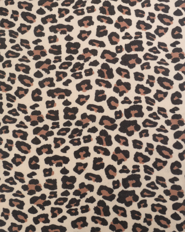 Tissu Jersey de Coton Mini Léopard - Mercerine