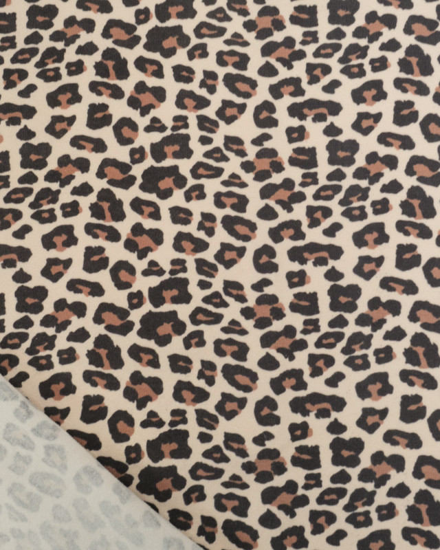 Tissu Jersey de Coton Mini Léopard - Mercerine