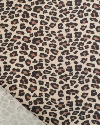Tissu Jersey de Coton Mini Léopard - Mercerine