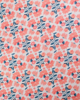 Voile de Coton Mila Indienne Rose
