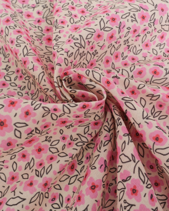 Voile de Coton Mila Pink Collection Mini Rose