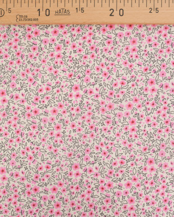 Voile de Coton Mila Pink Collection Mini Rose