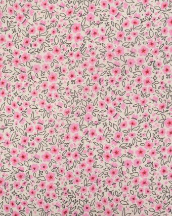 Voile de Coton Mila Pink Collection Mini Rose