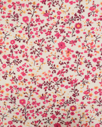 Voile de Coton Mila Pink Collection Naturel
