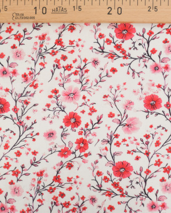 Voile de Coton Mila Pink Collection Aquarelle Rose