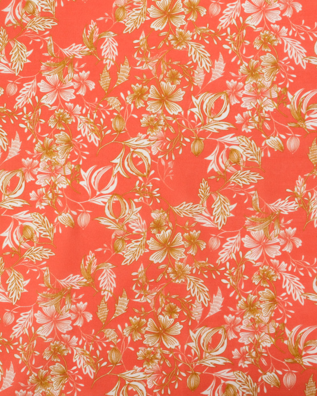 Voile de Coton Mila Millie Tangerine