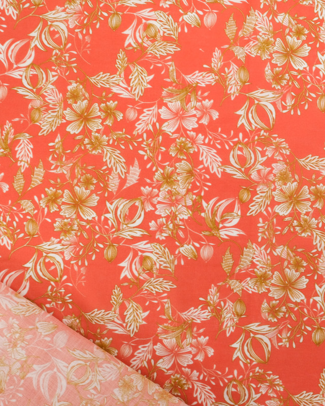 Voile de Coton Mila Millie Tangerine