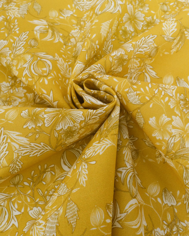 Voile de Coton Mila Millie Ocre