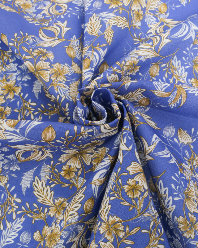 Voile de Coton Mila Millie Royal