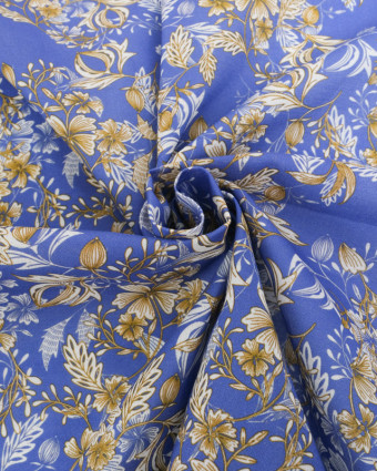 Voile de Coton Mila Millie Royal