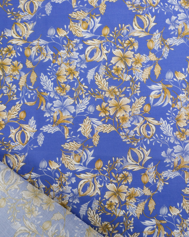 Voile de Coton Mila Millie Royal