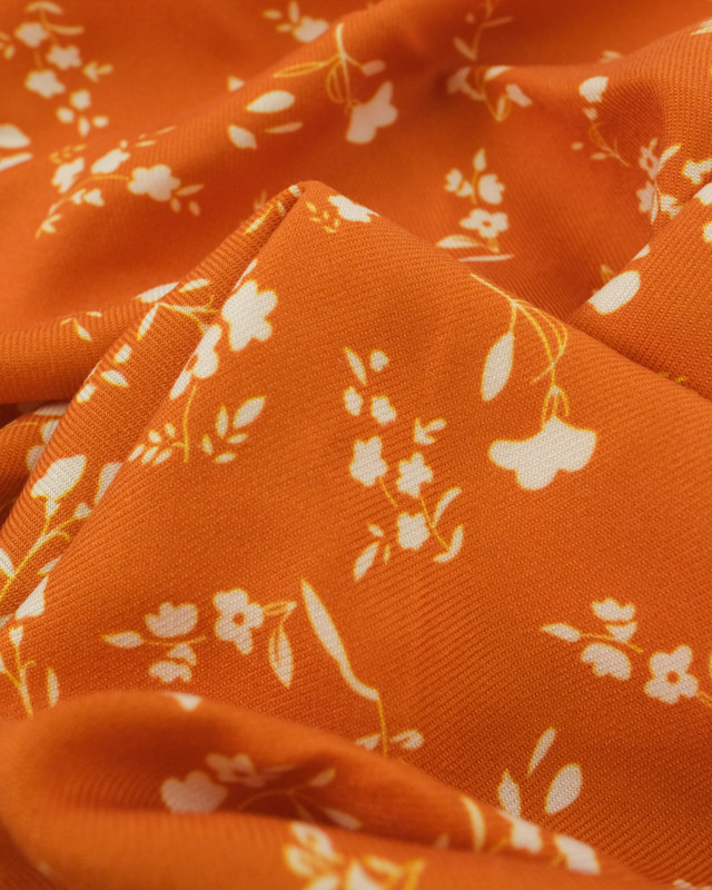 Tissu Viscose Twill May Caramel - Mercerine