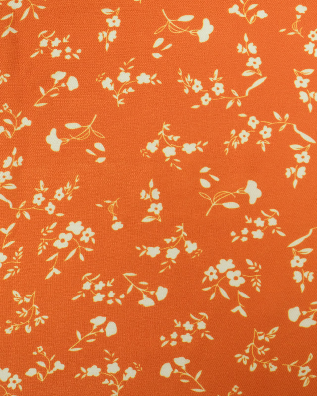 Tissu Viscose Twill May Caramel - Mercerine