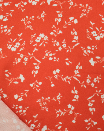 Tissu Viscose Twill May Mandarine - Mercerine