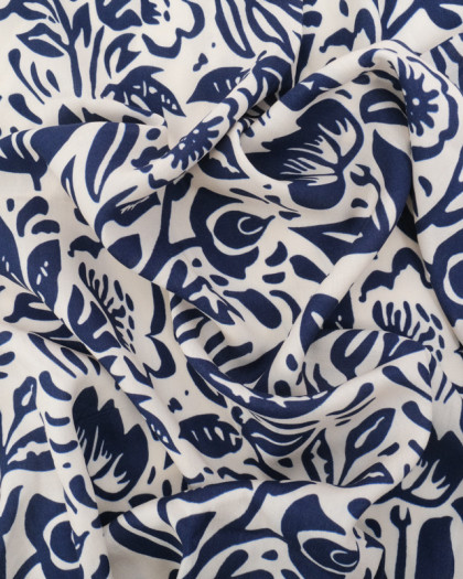 Viscose Boho Navy - Mercerine