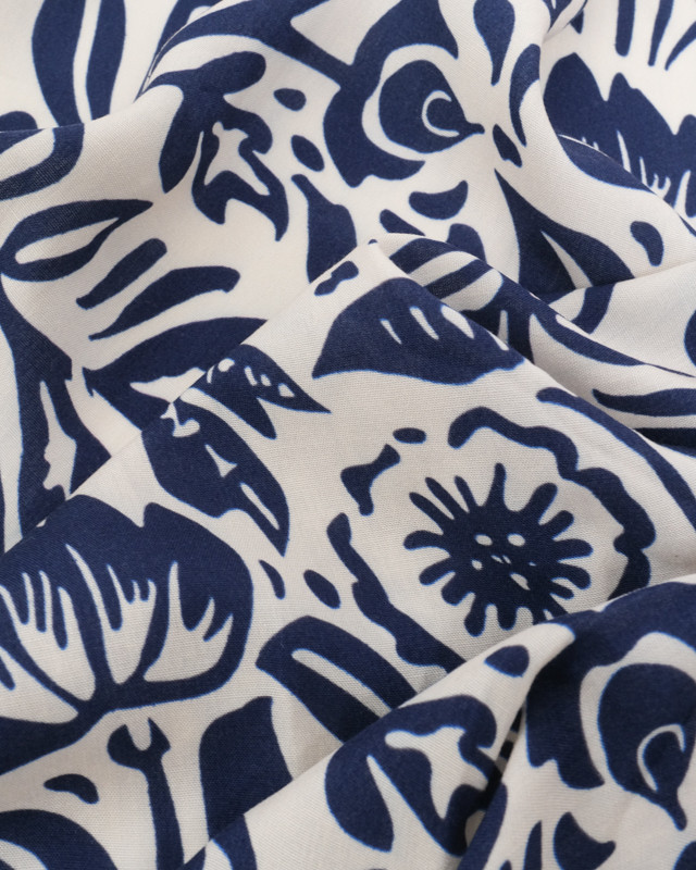 Viscose Boho Navy - Mercerine