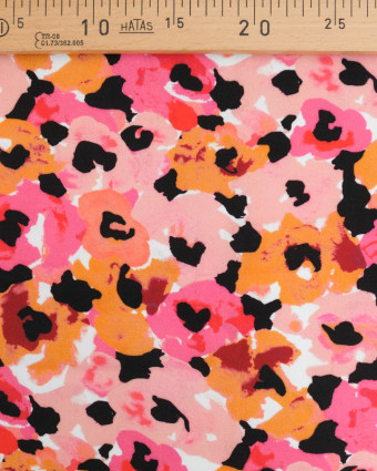 Tissu Viscose Twill Paloma Rose Orange - Mercerine