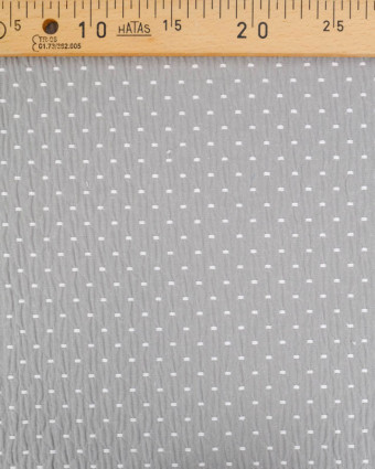 Tissu  Ameublement Tissé En France Effet Matelassé Gris - Mercerine