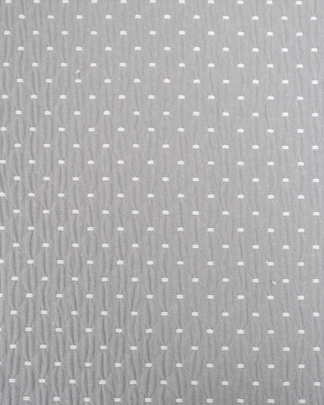 Tissu  Ameublement Tissé En France Effet Matelassé Gris - Mercerine