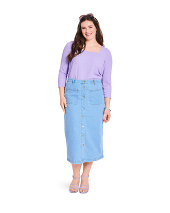 Patron Top Burda 5731 | Patrons de couture | Mercerine
