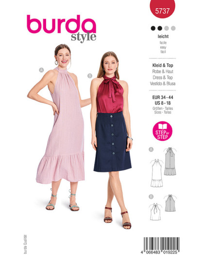Patron Robe & Top Burda 5737 - Mercerine